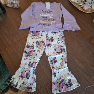 Amazon Purple and White Floral Outfit
